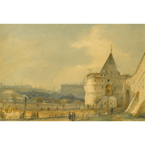 View of the Entrance to the Andronikov Monastery, Moscow